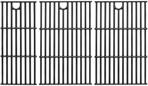 DELSbbq 17" Cast Iron Grill Grates for Charbroil Performance 5 Burner by DELSBBQ