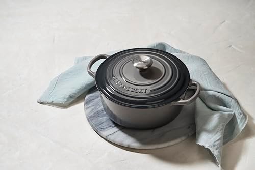 Le Creuset Enameled Cast Iron Round Dutch Oven, 13.25 qt., Oyster - Image 6