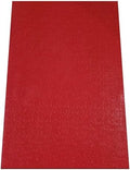 Rhino Hide Embossed Grill Guard Mat - Heat Resistant Outdoor Grill Floor Mat for Patio, Deck & Garage Surface Protection - Rectangle, Red (36”x72”) by RancoIndustriesInc