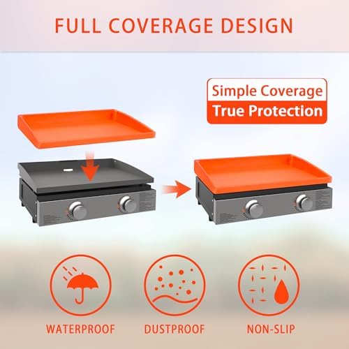 22 Inch Silicone Griddle Mat for Blackstone Grill Top, Prevent Rusting Waterproof Food-Grade Silicone Griddle Cover, 26,000+ Hours Long-Lasting - Image 4