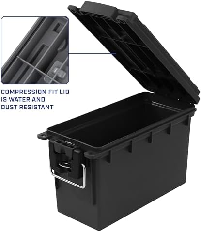 Sheffield 12629 Ammo Box Made in USA, Stackable Lockable Ammo Storage Box - Image 4