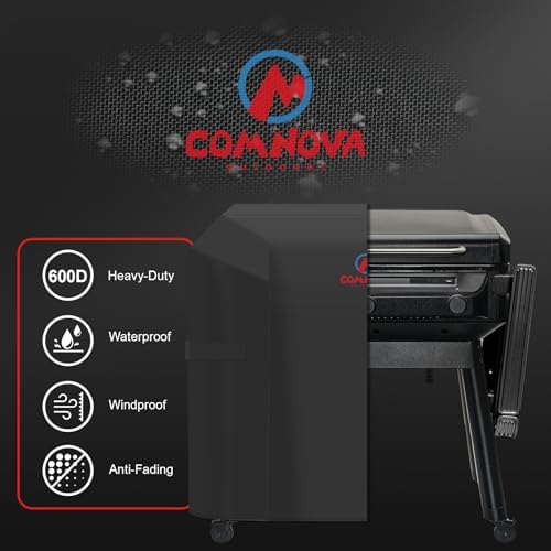 Comnova Grill Cover for Traeger Flatrock - Premium Flat Top Griddle Cover for Traeger Waterproof & Heavy Duty, 600D Gas BBQ Cover Accessory for Treager Flatrock Flat Top Grills (BAC751) - Image 3