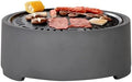 Afterglow 15 Inches Charcoal Grill Barbecue Smoker Stove Tabletop BBQ Outdoor Party for Patio Garden Backyard Decking Camping, Gray by Afterglow