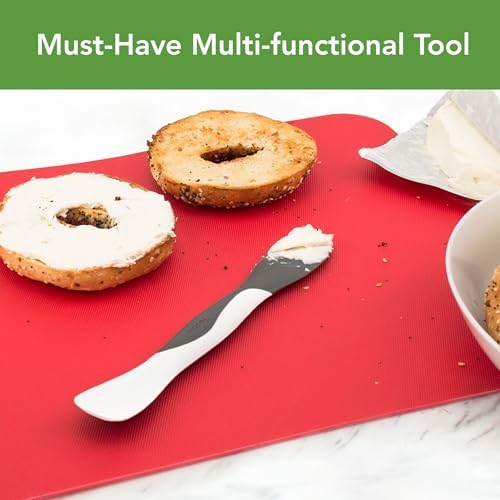 Tovolo Tool for Kitchen Meal Prep to Scoop Spread Slice and Scrape,White/Gray - Image 2