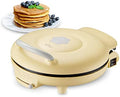 Bear 11.8'' 1500W Electric Smokeless Indoor Grill with Adjustable Temp, Quesadilla Maker Nonstick Pan for Breakfast, Lunch, Dinner by Bear
