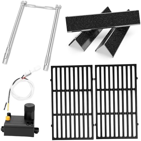 Grill Parts for Weber Spirit E210, Grill Replacement Parts for Spirit & GS4 Spirit 2 200 E210, E220, S210 & S220 Gas Grill, 7637 Grill Grates, 7635 Flavorizer Bars, 69785 Burner Tubes, 7642 Igniter by Uniflasy