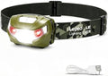 Lepro LED Headlamp Rechargeable IPX4 Waterproof Headlight 5 Modes - Green by Lepro