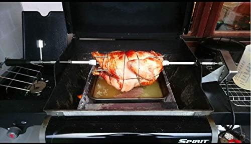onlyfire Stainless Steel BBQ Rotisserie Kit for Weber Gas Grills - Image 4