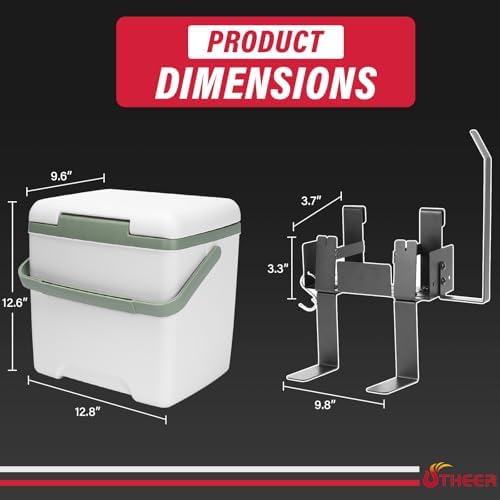 Utheer Grill Caddy with Hanging Cooler for Traeger, Weber, Pit Boss - Image 6