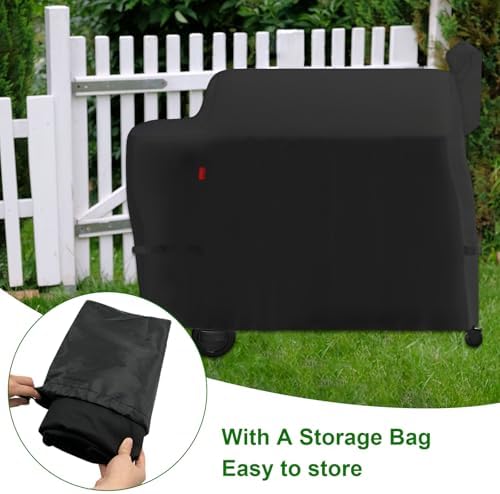 Outdoor Grill Cover Fits Traeger Pro 780 & Pro 34 (TFB86KLF, TFB34KLF) Electric Grill and Smoker,Compared to BAC504 BAC380 Traeger Cover Geny Waterproof BBQ Grill Cover - Image 4