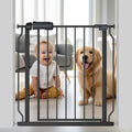 Fairy Baby 29-34 Inch Wide Baby Gate Pressure Mounted Safety Gate with Door by FairyBaby