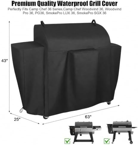 QuliMetal Grill Cover for Camp Chef 36 Inch Pellet Grills - Image 2