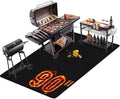 Thmins 90x48 Inches Extra Large Under Grill Mat for Outdoor Grill by THMINS