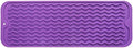 MicoYang Silicone Dish Drying Mat for Multiple Usage,Easy clean,Eco-friendly,Heat-resistant Silicone Mat for Kitchen Counter,Sink,Bar,Bottle,or Cup Purple M 17 inches x 6 inches by MicoYang