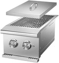 Double Side Burner with 2 x 17,000 BTU LP Gas Grills by VEPURLT