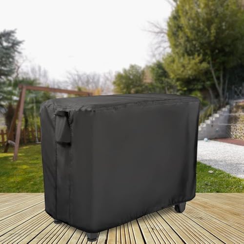 Prep Table Cover for Movable Dining Cart Table, 78inch Outdoor BBQ Cart Cover Bar Tool Cart Covers Cooler Covers - 78"L×36"W×43"H, Black - Image 6