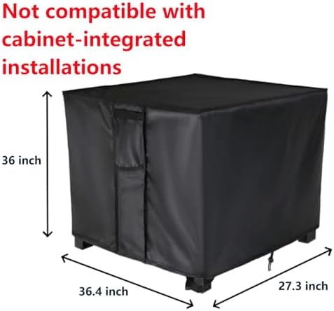 36in Gas Range Cover, Waterproof 420D Commercial - Image 3
