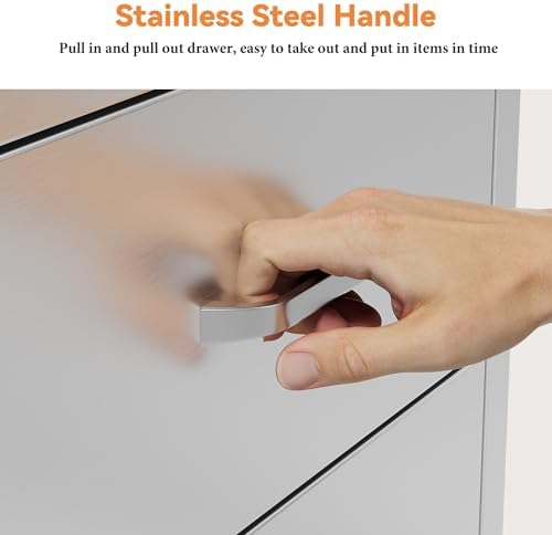 Jocisland 41.5-Inch Stainless Steel Outdoor Kitchen Storage Cabinet - Image 7