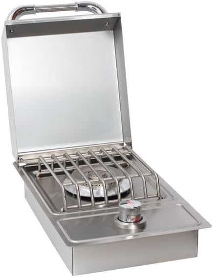 Bull Outdoor Products Premium Outdoor Kitchen Bundle – Angus 75,000 BTU Built-In Grill Head, Double Drawer with Reveal, 38" Double Doors, Single Side Burner, 304 Stainless Steel – NG - Image 6