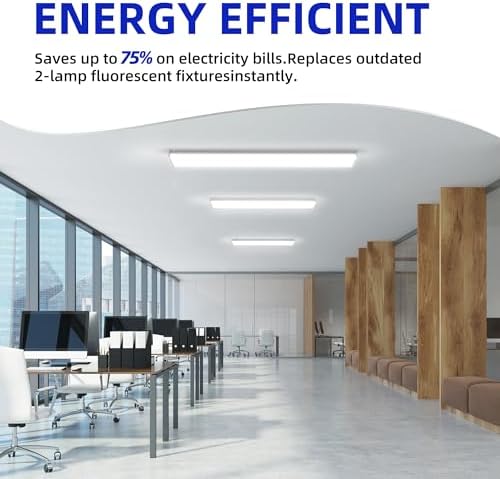 hykolity 4FT 5.7" W LED Wraparound Light, 40W, 4400lm, 4000K, 110LM/W - Image 3