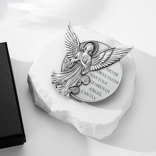 Guardian Angel Visor Clip for Car,Never Drive Faster Clip 2.95 Inch, Drive Safe Inspirational Gifts for Women Men - Image 2