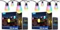 Govee S14 Bulb Outdoor String Lights 2, 96ft RGBICWW, 30 LED Bulbs, IP66 (Pack of 2) by Unknown