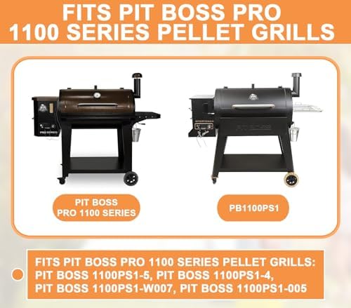 Flame Broiler Slide Cover & Bottom Kit for Pit Boss 1100 Parts Pit Boss 1100PS1-5, 1100PS1-4, PB1100PS1-W007, PB1100PS1-005,Replacement Parts for Pit Boss Pro Series 1100 Pellet Grills,Stainless Steel - Image 3