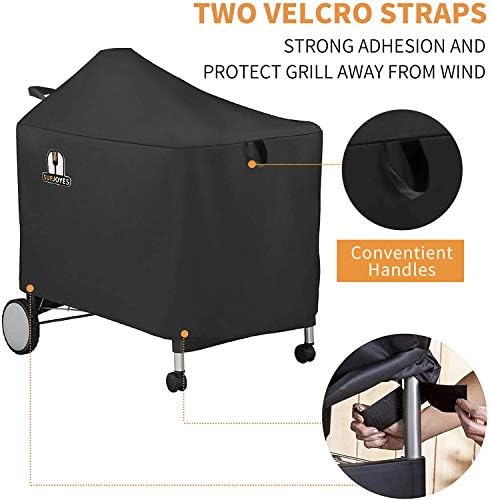 Grill Cover for 22 Inch Weber Performer Deluxe Charcoal - Image 4