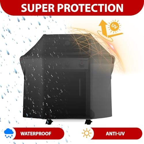 Grill Cover 52 Inch, Waterproof Grill Cover for Outdoor, Compatible with Weber Spirit 200 and 300 Series, Weber Genesis Silver, Dyna Glo, Char Broil, Nexgrill - Image 4