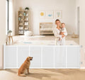 EZIGO 100 Inch Retractable Baby Gates Extra Wide Reinforced Baby Dog Gate by EZIGO