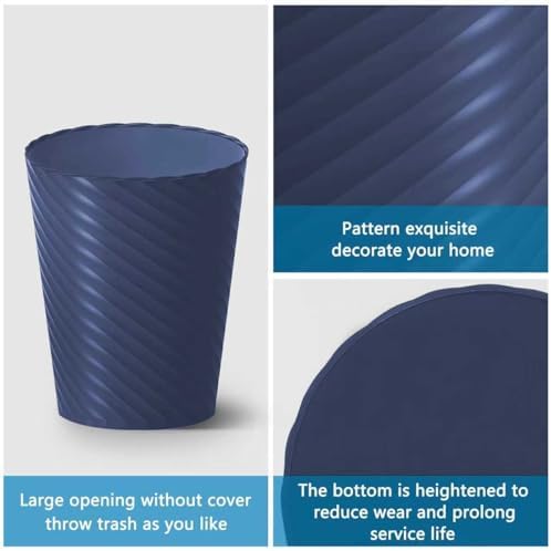 Lysam Bathroom Trash Can 3 Pack, 1.8 Gallon Small Trash Can with Trash Bags - Image 4