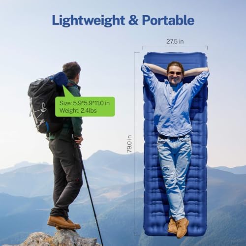 OGERY Sleeping Pad for Camping, 6" Extra-Thick Reinforced Camping Pad - Image 2