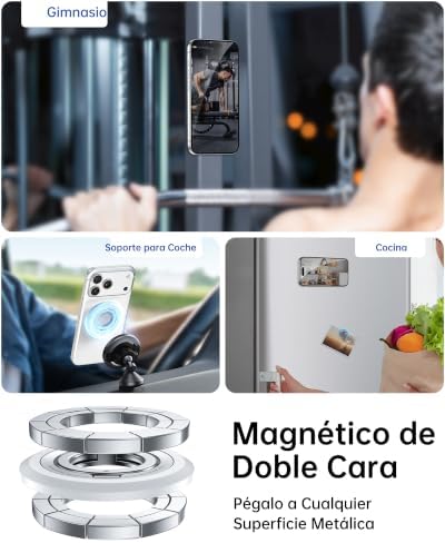 SYNCWIRE Magnetic Phone Ring Holder, for MagSafe Phone Grip Stand Kickstand - Image 4