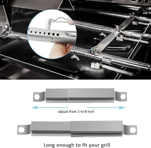 Grill Replacement Parts for Charbroil Performance 5 Burner 463448021 463450022 463451022, 4 Burner 463365021, 463366022 463352521, G325-0002-W1 Heat Plate, G327-2100-W1 Burner, Igniter, Crossover Tube - Image 5