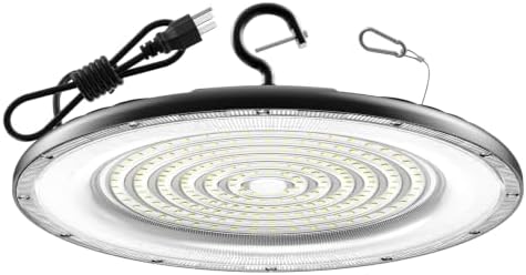 AIKVSXER 1Pack UFO LED High Bay Lights, 300W Shop Lights, 45000LM, 6000K by AIKVSXER