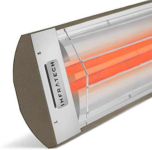 Infratech CD-6024 BR Stainless Steel Dual Element Electric Patio Heater, 61.25", 6000 Watt, 240 Volt, Bronze Finish - Image 2