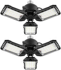 Aoretic LED Garage Lights 1 Pack -80W, 8000LM 6500K Led Shop Light with 3 Deformable Panels, Basement Barn Light Garages Ceiling Lights, E26/E27 for Garage, Warehouse, Shop, Basement by Aoretic