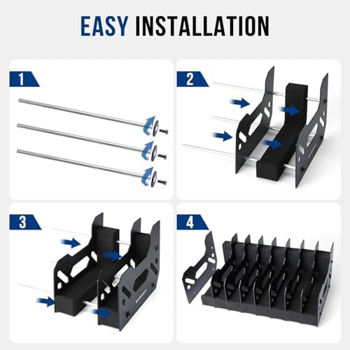 BlackSmith Foam Pistol Rack for Gun Safe Gun Accessories Storage Firearm Handgun Rack Revolver Pistols Holder - Image 7