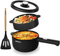 Dezin 2L Hot Pot Electric, Non-Stick Electric Pan, 700W Adjustable Power by DEZIN