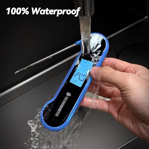 0.5 Sec Instant Read Meat Thermometer Digital for Cooking, Blue - Image 5