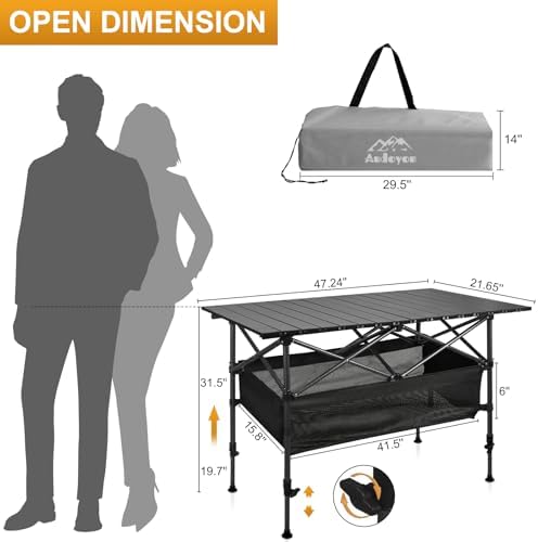 Folding Camping Table 47.24 Inch - Image 3