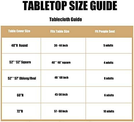 LUSHVIDA Round Waterproof Table Cover Elastic Vinyl Fitted Tablecloth Elastic Edged Plastic Table Cloth (Silver Grey, Best for Up to 57"-68" Round) - Image 6