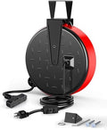 DEWENWILS Retractable Extension Cord Reel, Metal Reel with 30FT Power Cord by DEWENWILS