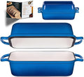 11x5 Inch Cast Iron Loaf Pan with Lid, Sourdough Bread Baking by MadeforRealBread