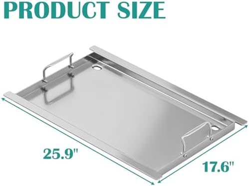 Full-Size Griddle Insert for Napoleon P500 and Rogue 525 Grills - Image 2