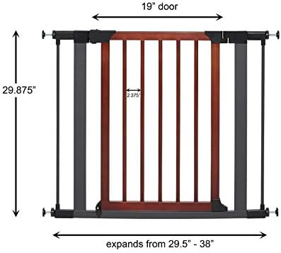 MidWest Homes for Pets 29-Inch Pet Gate, Expands to 38 Inches - Image 3