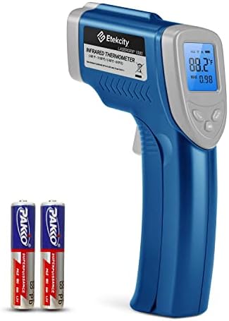 Etekcity Infrared Thermometer Laser Temperature Gun, -58°F~1130°F, Blue by Etekcity