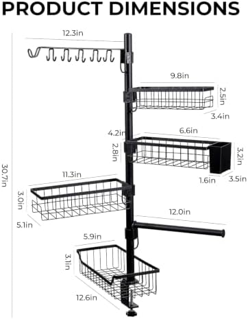UFORU Griddle Caddy Organizer Compatible with Blackstone Griddles for BBQ - Image 3