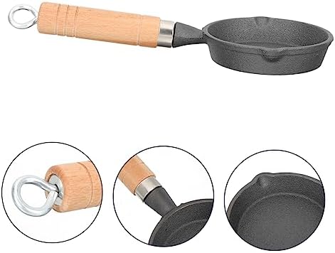 Cast Iron Mini Frying Pan for Burgers, Meat Steaks - Image 2
