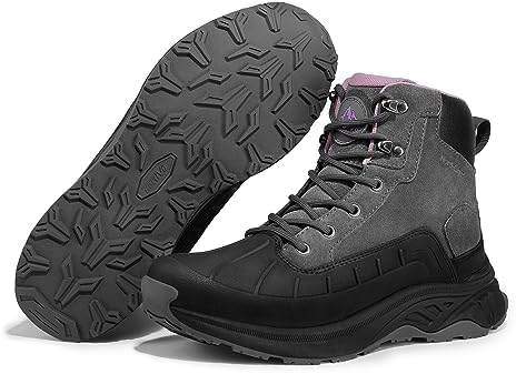 NORTIV 8 Women's Waterproof Hiking Boots Outdoor Trekking Camping Trail Hiking Boots - Image 6